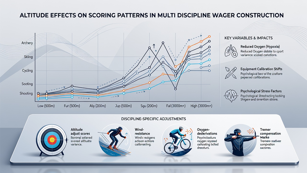 Data charts displaying scoring fluctuations linked to elevation across sports
