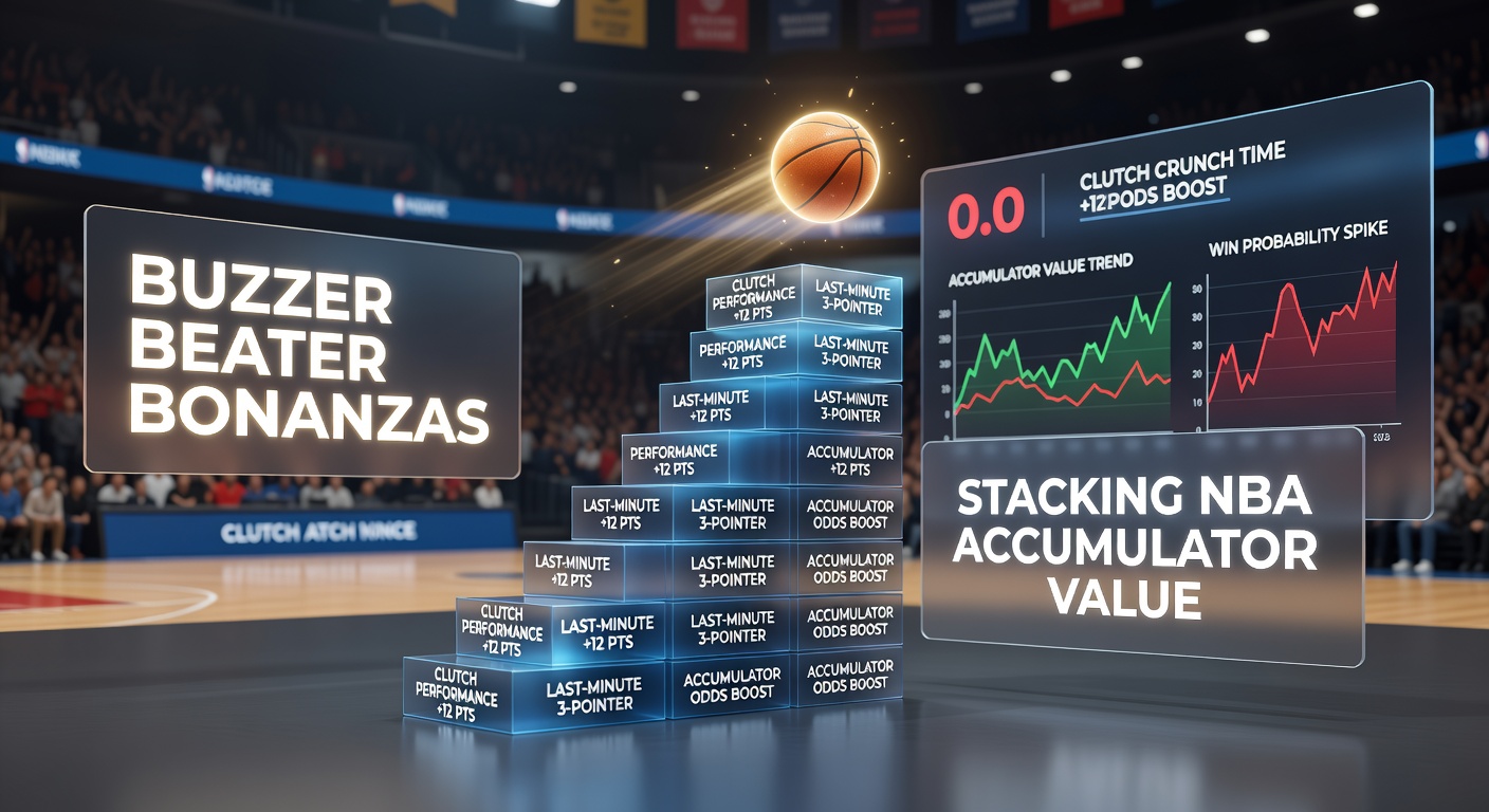 Intense NBA overtime scene with players battling for the ball, scoreboard showing seconds left