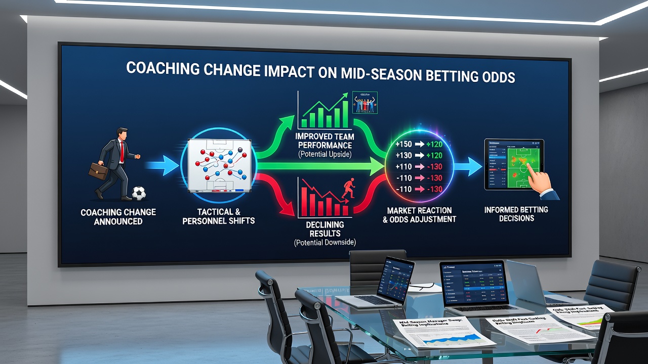 Graph showing performance metrics before and after coaching changes in basketball leagues