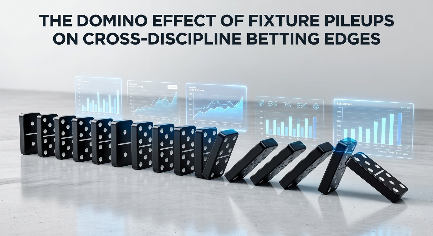 Visual representation of overlapping sports schedules showing fixture pileups across multiple disciplines